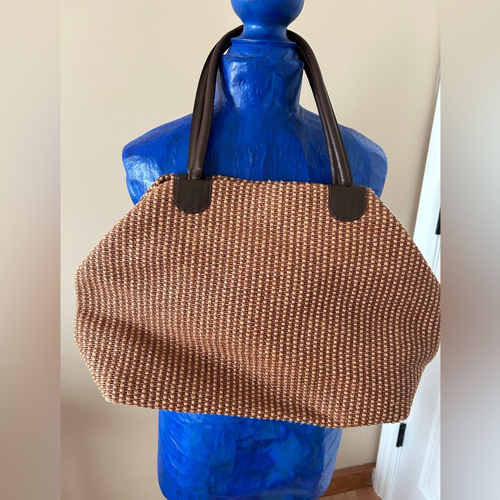 Maurizio Taiuti Hobo weaved leather bag